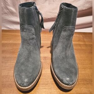 EUC Sam Edelman Gray Iris Mari Suede Boots 6.5